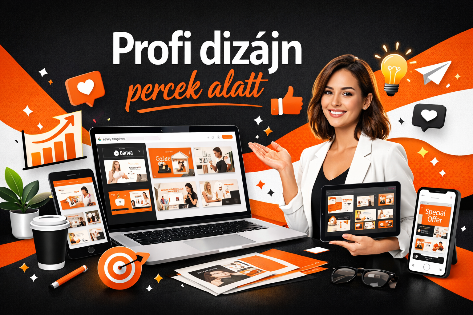 Profi design percek alatt - Rocketdesigns