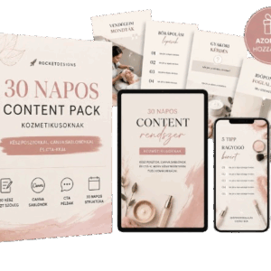 30 napos kozmetikus Content System